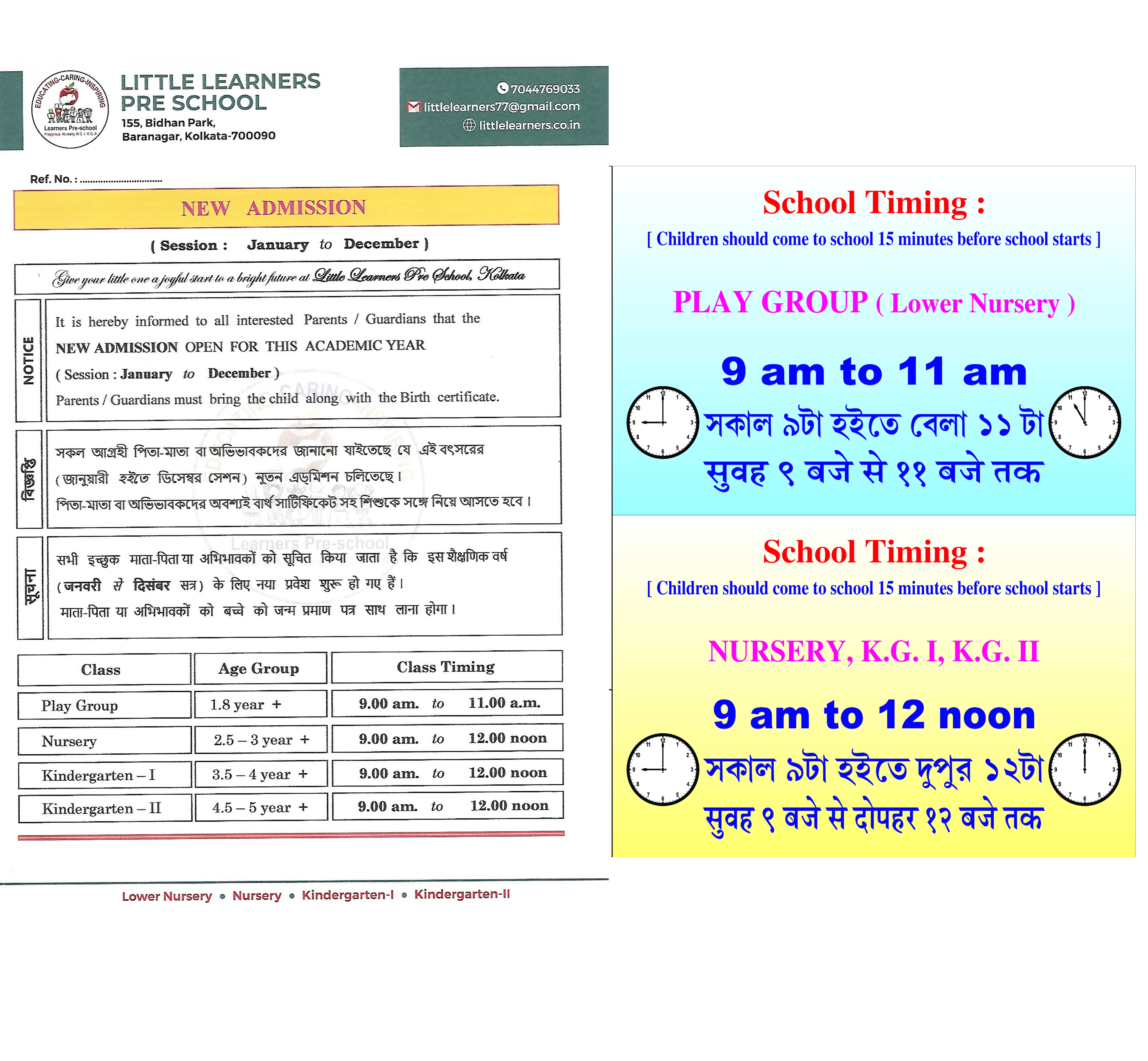 Admission Details